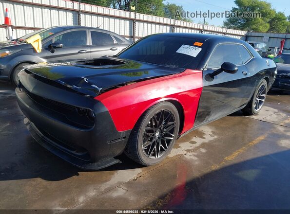 2C3CDZFJ9HH613798 2017 DODGE CHALLENGER Черный Передняя левая четверть
