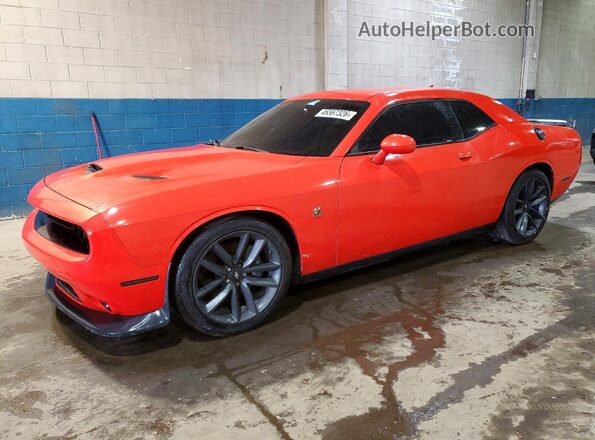 2C3CDZFJ9KH642256 2019 DODGE CHALLENGER Orange Front left