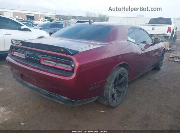2C3CDZFJXNH142708 2022 DODGE CHALLENGER Red Tył prawy