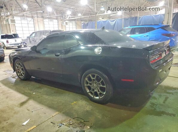 2C3CDZGG0HH624952 2017 DODGE CHALLENGER Черный Задняя левая четверть