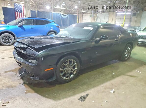2C3CDZGG0HH624952 2017 DODGE CHALLENGER Черный Передняя левая четверть