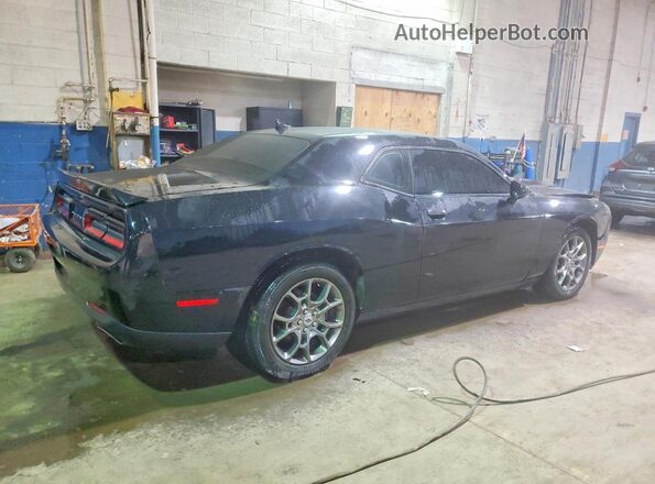 2C3CDZGG0HH624952 2017 DODGE CHALLENGER Черный Задняя правая четверть
