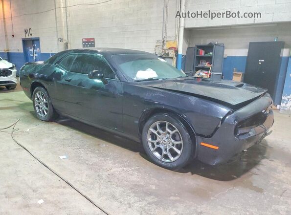 2C3CDZGG0HH624952 2017 DODGE CHALLENGER Черный Передняя правая четверть
