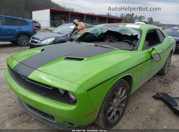 2C3CDZGG3HH551012 2017 DODGE CHALLENGER Зеленый Передняя левая четверть