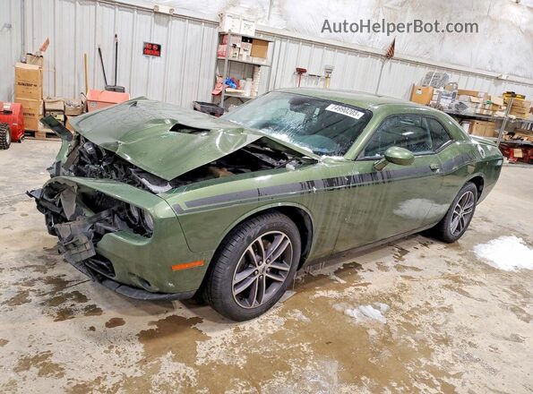 2C3CDZGG3KH759852 2019 DODGE CHALLENGER Green Przód lewy