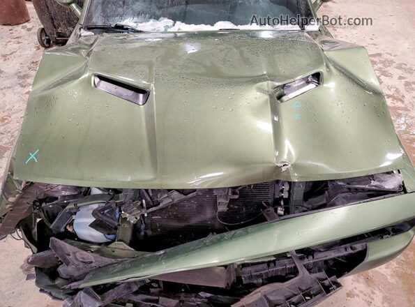 2C3CDZGG3KH759852 2019 DODGE CHALLENGER Green Widok wnętrza z tyłu