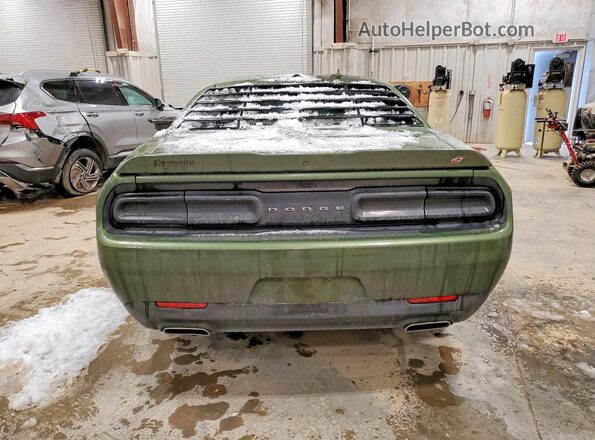 2C3CDZGG3KH759852 2019 DODGE CHALLENGER Green Widok z tyłu