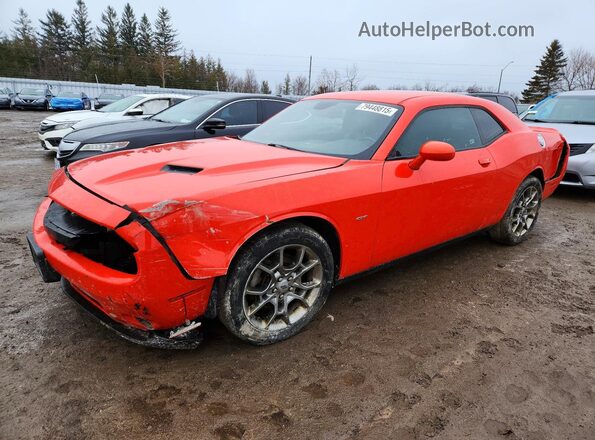 2C3CDZGG5HH588661 2017 DODGE CHALLENGER Оранжевый Передняя левая четверть