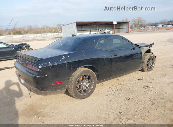 2C3CDZGG8JH288814 2018 DODGE CHALLENGER Черный Задняя правая четверть