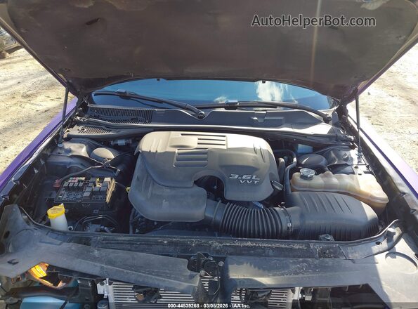 2C3CDZGG9HH556229 2017 DODGE CHALLENGER Purple Widok z tyłu