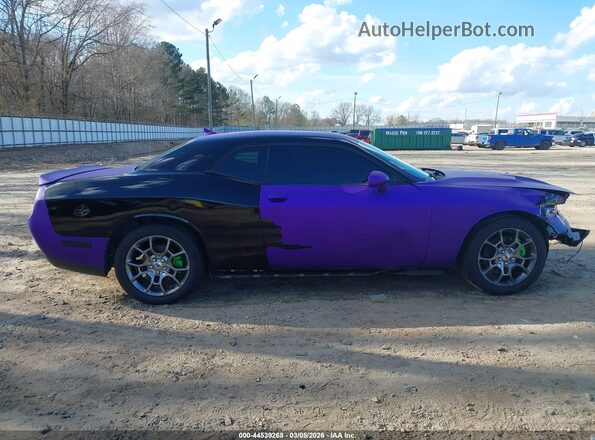 2C3CDZGG9HH556229 2017 DODGE CHALLENGER Purple Widok wnętrza z tyłu