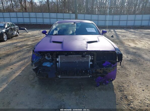 2C3CDZGG9HH556229 2017 DODGE CHALLENGER Purple Widok zestawu wskaźników