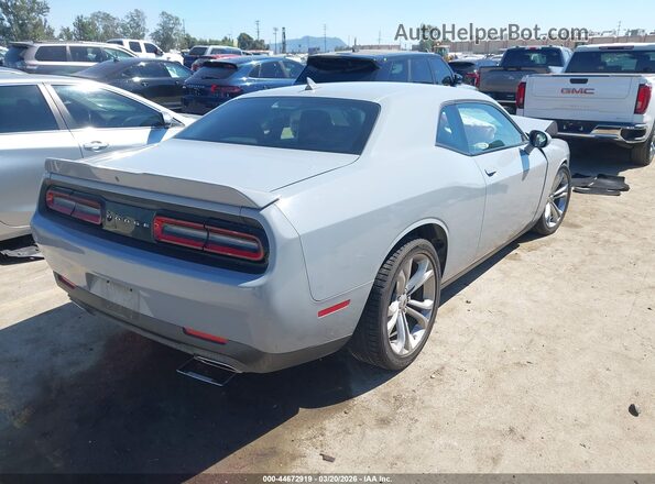 2C3CDZJG2NH128295 2022 DODGE CHALLENGER Серый Задняя правая четверть