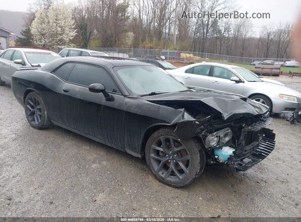 2C3CDZJG3KH557330 2019 DODGE CHALLENGER Черный Передняя правая четверть
