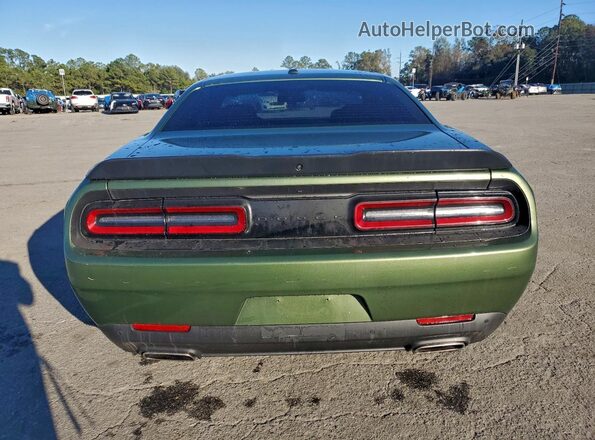 2C3CDZJG3NH263558 2022 DODGE CHALLENGER Зеленый Вид сзади