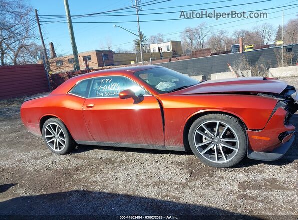 2C3CDZJG3PH616884 2023 DODGE CHALLENGER Оранжевый Панорамный вид салона 360°