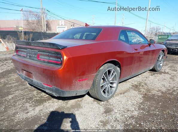 2C3CDZJG3PH616884 2023 DODGE CHALLENGER Оранжевый Задняя правая четверть