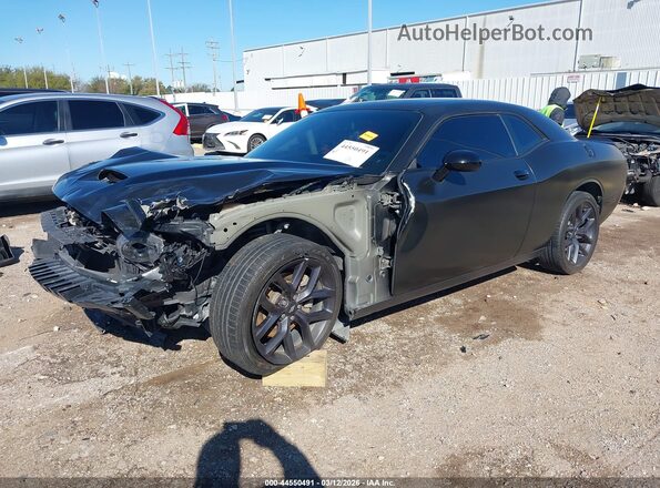 2C3CDZJG3PH654356 2023 DODGE CHALLENGER Черный Передняя левая четверть
