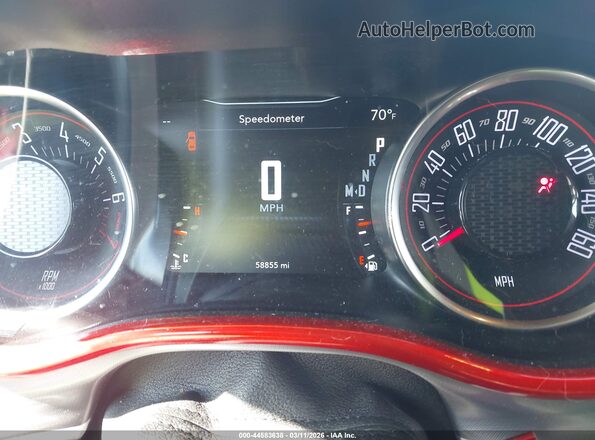 2C3CDZJG4LH170402 2020 DODGE CHALLENGER Белый Вид задних сидений