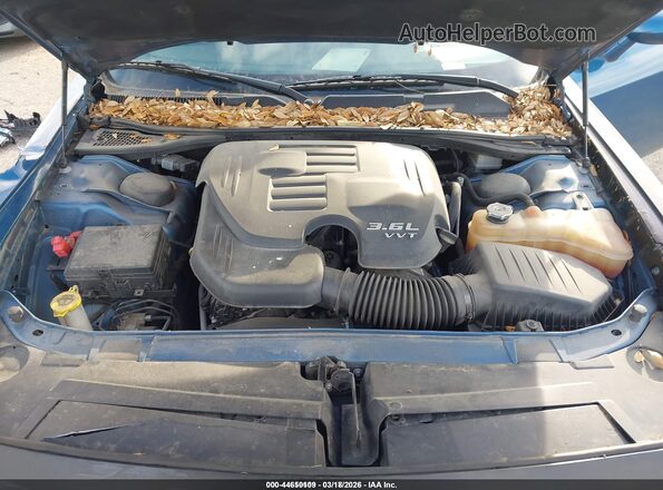 2C3CDZJG8LH253718 2020 DODGE CHALLENGER Синий Вид сзади