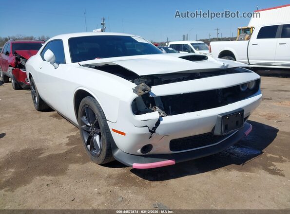 2C3CDZKG3MH632058 2021 DODGE CHALLENGER Белый Передняя правая четверть