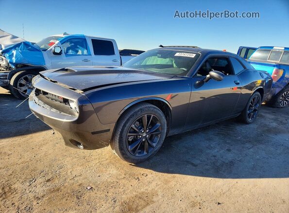 2C3CDZKG8LH110766 2020 DODGE CHALLENGER Угольный Передняя левая четверть