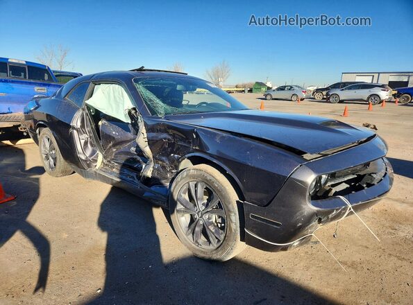 2C3CDZKG8LH110766 2020 DODGE CHALLENGER Угольный Передняя правая четверть