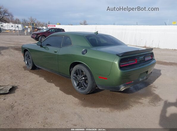 2C3CDZKG9KH665918 2019 DODGE CHALLENGER Green Tył lewy