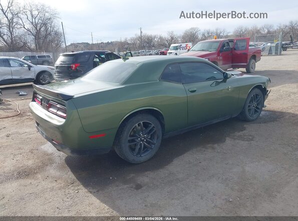 2C3CDZKG9KH665918 2019 DODGE CHALLENGER Green Tył prawy