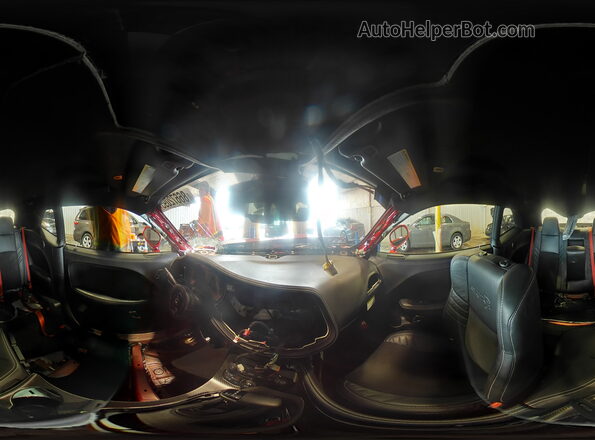 2C3CDZL99MH617886 2021 DODGE CHALLENGER Красный Панорамный вид салона 360°