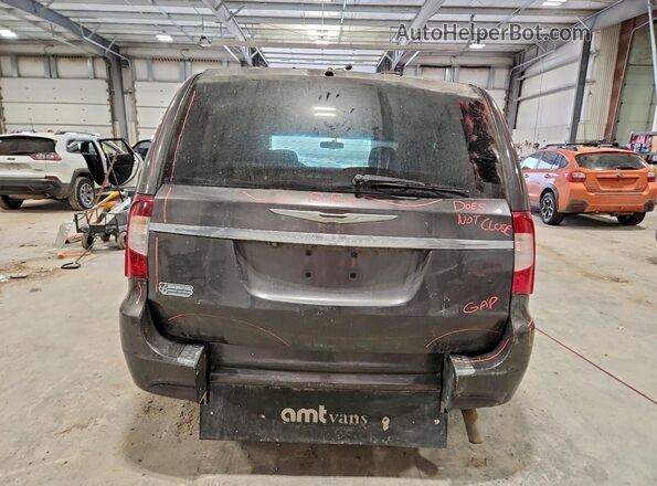 2C4RC1BG1GR135437 2016 CHRYSLER TOWN Угольный Вид сзади