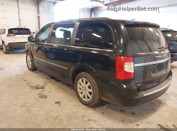 2C4RC1BG2GR291017 2016 CHRYSLER TOWN & COUNTRY Black უკანა მარცხენა