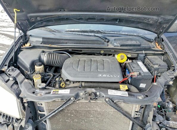 2C4RC1BG2GR295505 2016 CHRYSLER TOWN Черный Вид подкапотного пространства