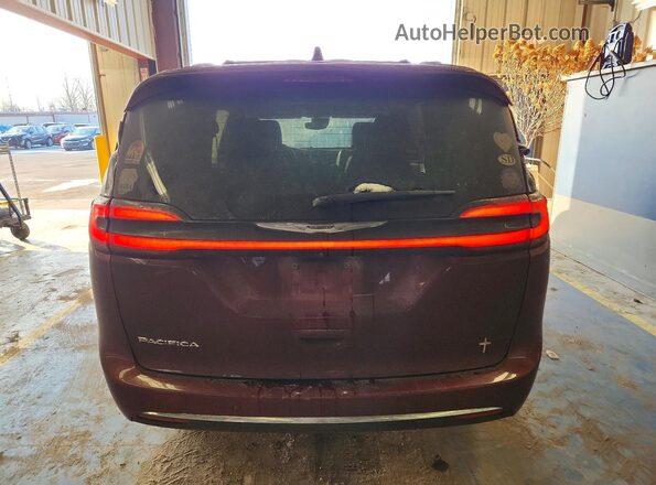 2C4RC1BG4MR601454 2021 CHRYSLER PACIFICA Maroon უკანა ხედი