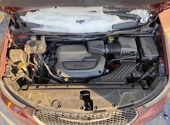 2C4RC1BG4MR601454 2021 CHRYSLER PACIFICA Maroon უკანა სალონის ხედი