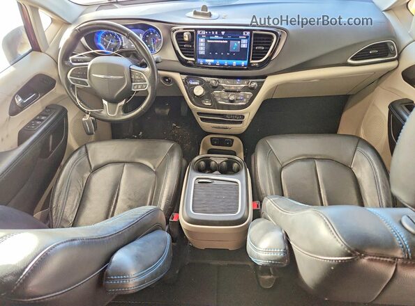 2C4RC1BG4MR601454 2021 CHRYSLER PACIFICA Maroon წინა პანელის ხედი