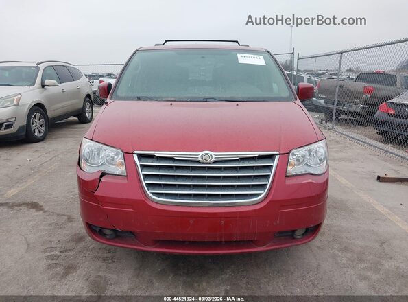 2C4RC1BG5GR252941 2016 CHRYSLER TOWN & COUNTRY Красный Вид щитка приборов