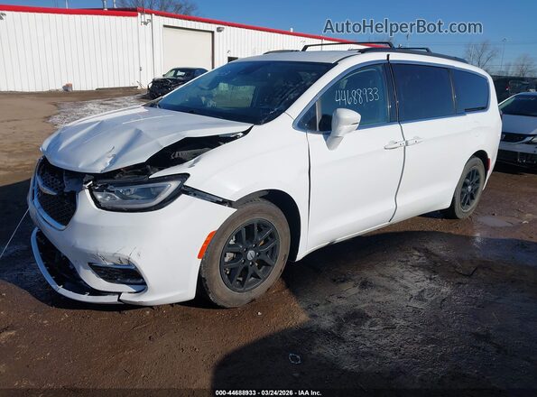 2C4RC1BG5NR170690 2022 CHRYSLER PACIFICA White წინა მარცხენა ხედი სამი მეოთხედიდან