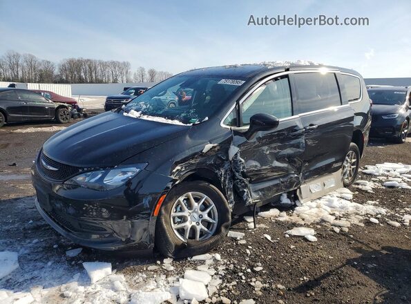 2C4RC1CG2PR548577 2023 CHRYSLER VOYAGER Черный Передняя левая четверть