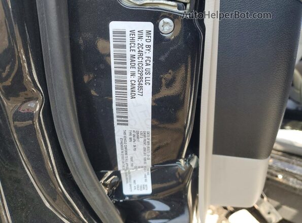 2C4RC1CG2PR548577 2023 CHRYSLER VOYAGER Черный Вид наклейки с VIN-кодом