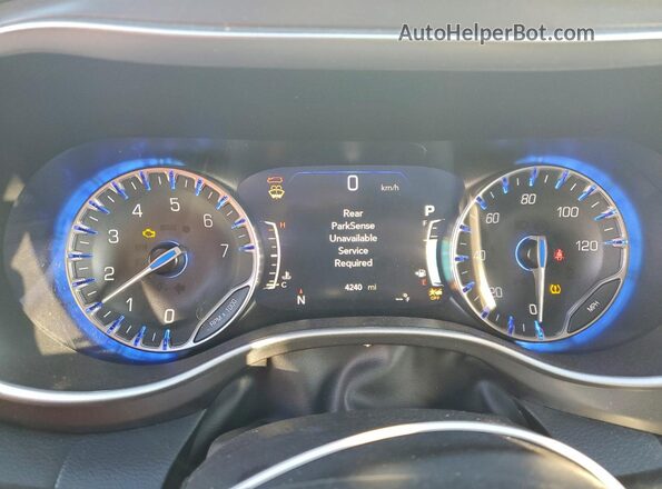 2C4RC1CG4SR500362 2025 CHRYSLER VOYAGER Белый Вид щитка приборов