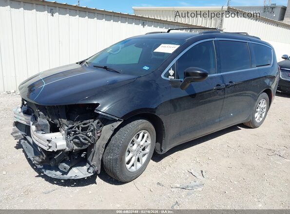 2C4RC1DG8MR504559 2021 CHRYSLER VOYAGER Black წინა მარცხენა ხედი სამი მეოთხედიდან