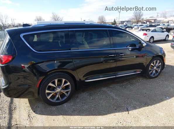 2C4RC1GG0JR117852 2018 CHRYSLER PACIFICA Black Widok wnętrza z tyłu