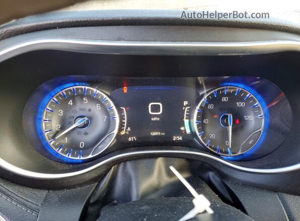 2C4RC1GG0LR199309 2020 CHRYSLER PACIFICA Black Instrument cluster view