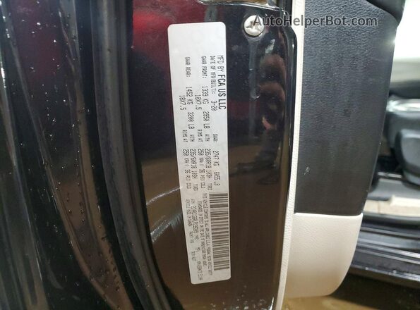 2C4RC1GG0LR199309 2020 CHRYSLER PACIFICA Black VIN sticker view