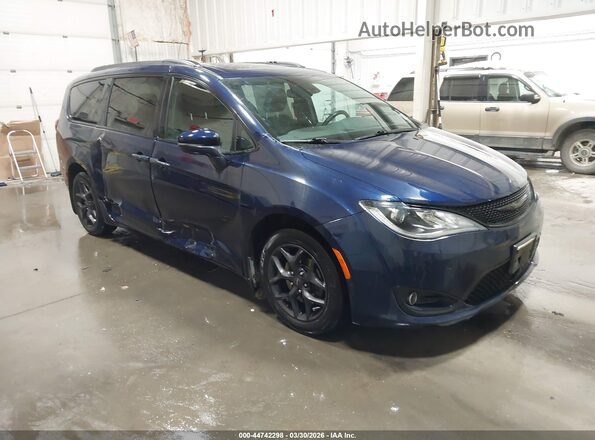 2C4RC1GG7JR350692 2018 CHRYSLER PACIFICA Синий Передняя правая четверть