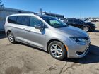 2019 Chrysler Pacifica Limited Silver vin: 2C4RC1GG8KR508281 Damage: Right Front Door, Dent(S) W/ Paint Dmg, 2 To 3 Inches