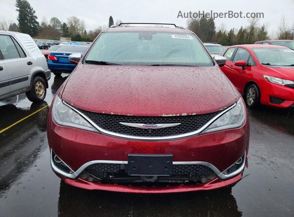 2C4RC1GG9HR627787 2017 CHRYSLER PACIFICA Burgundy Widok z przodu