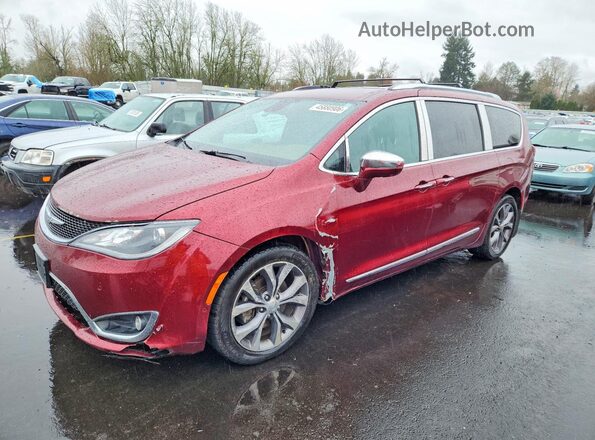 2C4RC1GG9HR627787 2017 CHRYSLER PACIFICA Burgundy Przód lewy