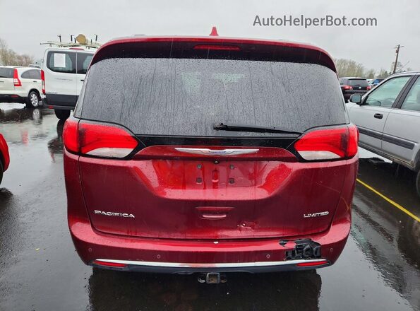 2C4RC1GG9HR627787 2017 CHRYSLER PACIFICA Burgundy Widok z tyłu